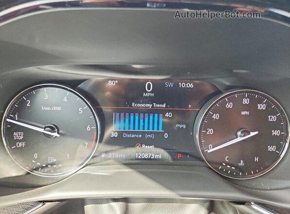 LRBFZNR47PD066596 2023 BUICK ENVISION White ხელსაწყოთა პანელის ხედი