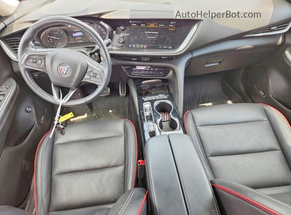 LRBFZNR4XND016157 2022 BUICK ENVISION White Вид панелі приладів