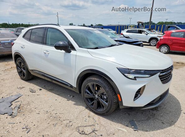 LRBFZNR4XND016157 2022 BUICK ENVISION White Передня права чверть