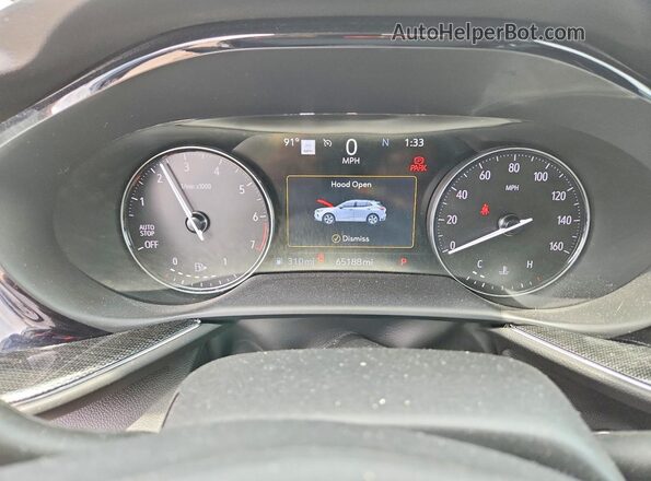 LRBFZNR4XND016157 2022 BUICK ENVISION White Вид щитка приладів