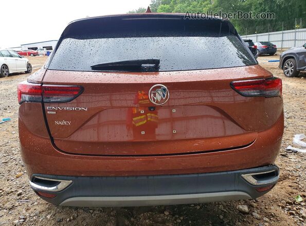 LRBFZPR40MD123535 2021 BUICK ENVISION Brown Rear view