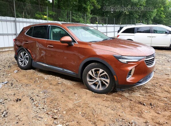 LRBFZPR40MD123535 2021 BUICK ENVISION Brown Front right