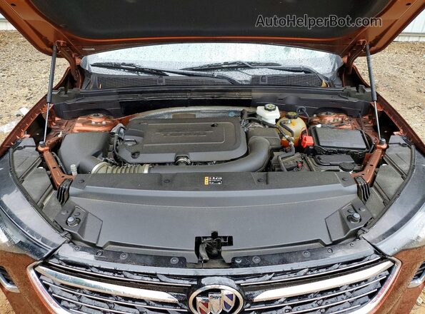 LRBFZPR40MD123535 2021 BUICK ENVISION Brown Engine compartment view