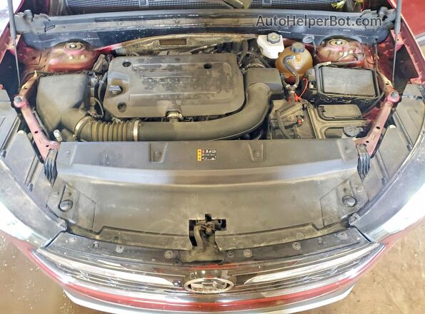 LRBFZPR41MD197157 2021 BUICK ENVISION Red ძრავის განყოფილების ხედი