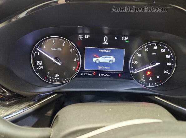 LRBFZPR41PD038904 2023 BUICK ENVISION Gray Вид щитка приладів