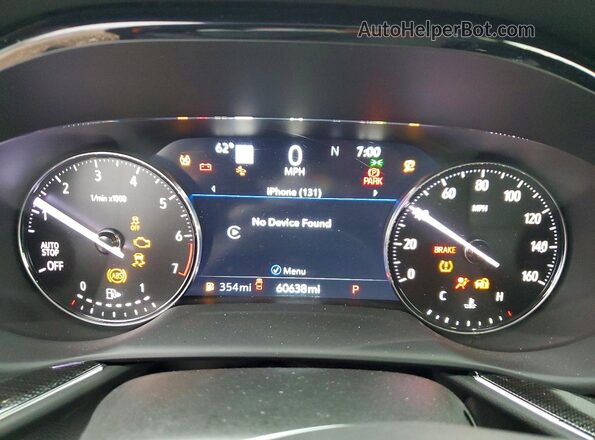 LRBFZPR42MD080171 2021 BUICK ENVISION Red Вид щитка приладів