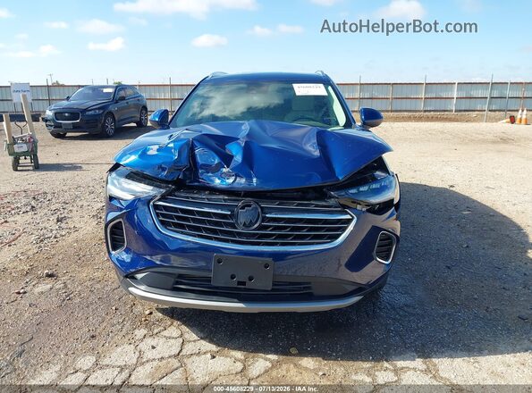 LRBFZPR44PD189428 2023 BUICK ENVISION Blue Вид задньої частини салону