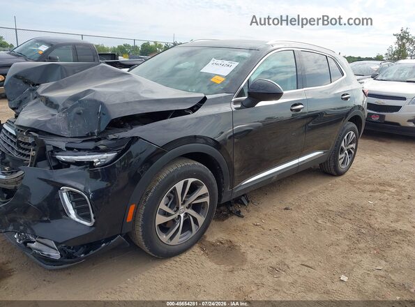 LRBFZPR44PD231970 2023 BUICK ENVISION Черный Передняя левая четверть