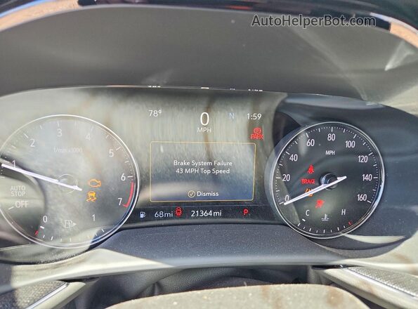LRBFZPR46PD230819 2023 BUICK ENVISION Black Instrument cluster view