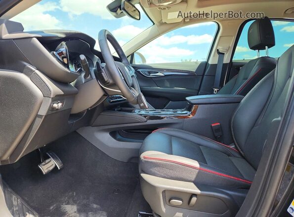 LRBFZPR46PD230819 2023 BUICK ENVISION Black Front interior view
