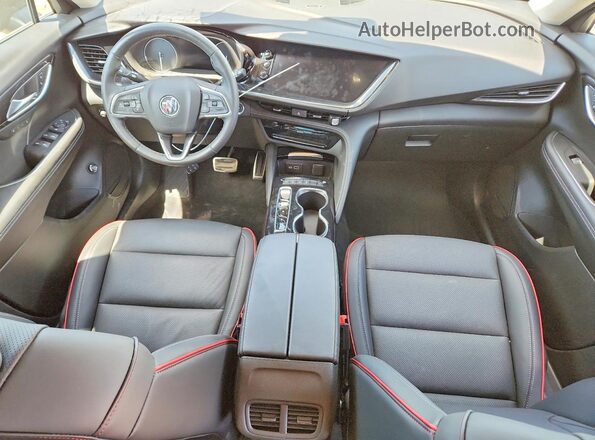 LRBFZPR46PD230819 2023 BUICK ENVISION Black Dashboard view