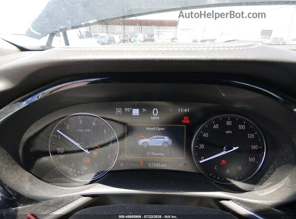 LRBFZPR47MD125590 2021 BUICK ENVISION Черный Вид задних сидений