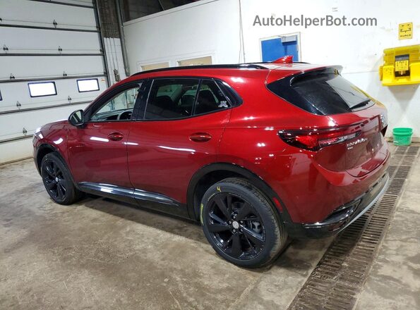 LRBFZPR47MD148805 2021 BUICK ENVISION Red Trasero izquierdo