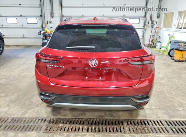LRBFZPR47MD148805 2021 BUICK ENVISION Red Vista trasera