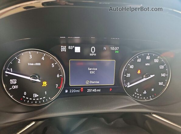 LRBFZPR47MD148805 2021 BUICK ENVISION Red Vista del cuadro de instrumentos