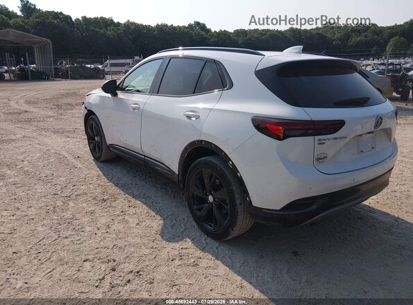 LRBFZPR48MD137960 2021 BUICK ENVISION White უკანა მარცხენა
