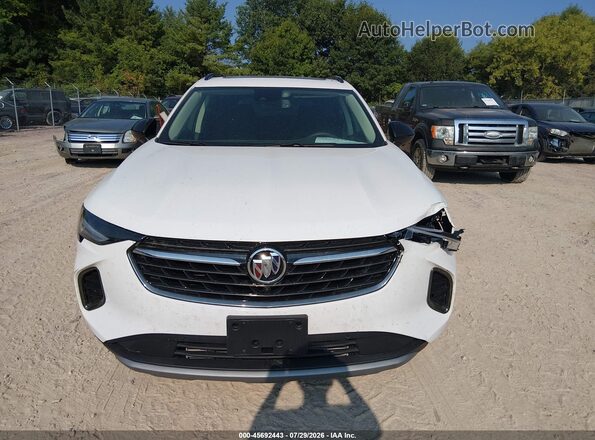 LRBFZPR48MD137960 2021 BUICK ENVISION White უკანა სალონის ხედი