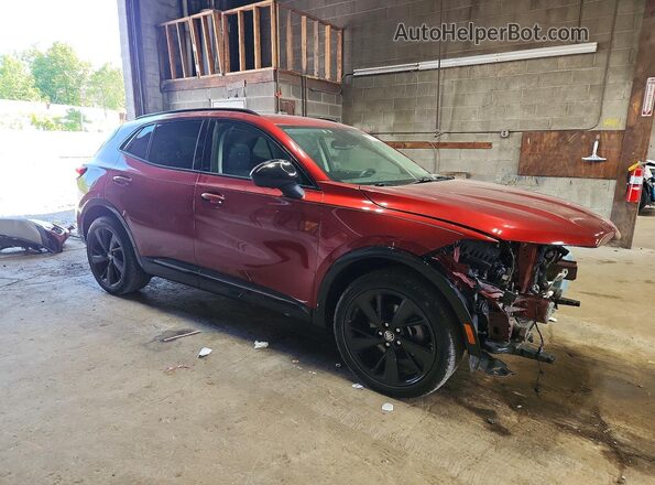 LRBFZPR48ND115488 2022 BUICK ENVISION Красный Передняя правая четверть