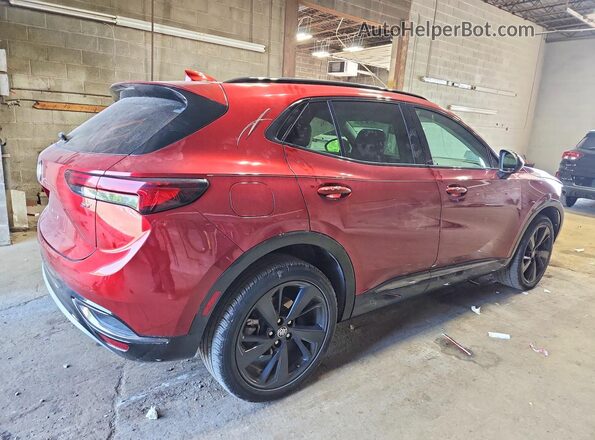 LRBFZPR48ND115488 2022 BUICK ENVISION Красный Задняя правая четверть