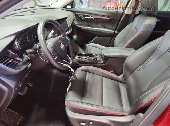 LRBFZPR48ND115488 2022 BUICK ENVISION Красный Вид салона спереди