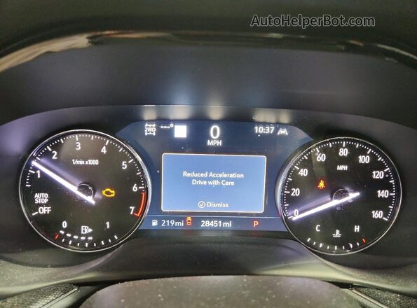 LRBFZPR48ND115488 2022 BUICK ENVISION Красный Вид щитка приборов