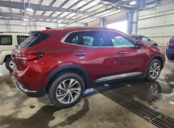 LRBFZPR49MD171129 2021 BUICK ENVISION Темно-бордовый Задняя правая четверть