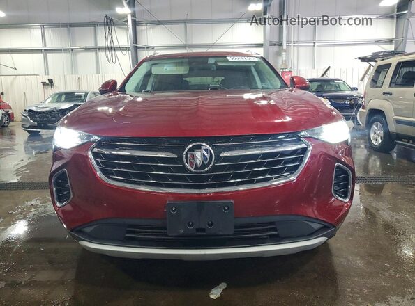 LRBFZPR49MD171129 2021 BUICK ENVISION Темно-бордовый Вид спереди