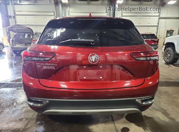 LRBFZPR49MD171129 2021 BUICK ENVISION Темно-бордовый Вид сзади