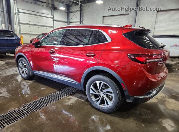 LRBFZPR49MD171129 2021 BUICK ENVISION Темно-бордовый Задняя левая четверть
