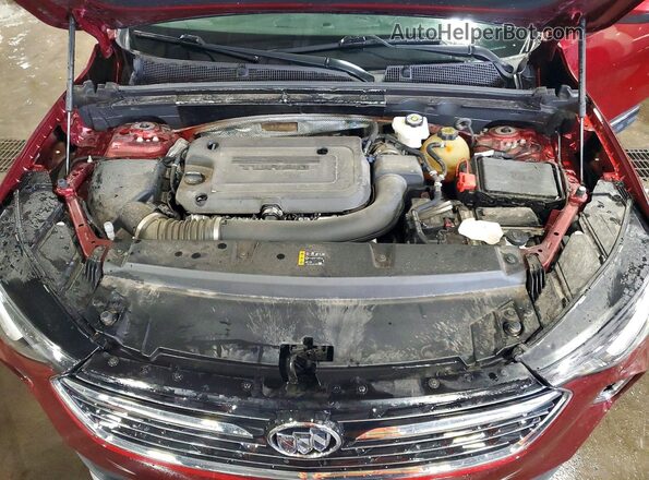 LRBFZPR49MD171129 2021 BUICK ENVISION Темно-бордовый Вид задней части салона