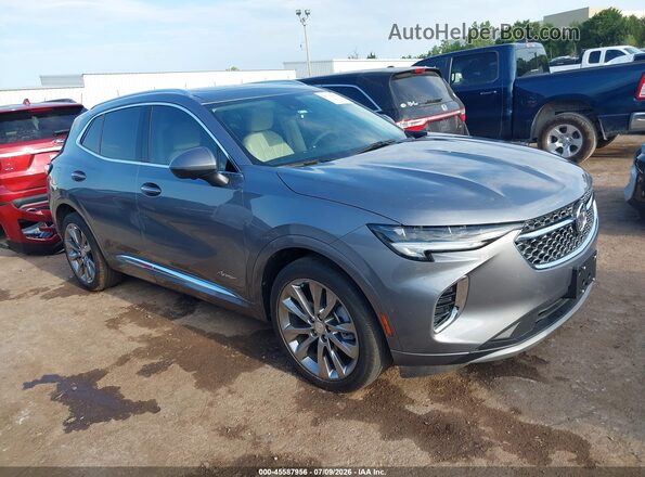LRBFZRR41MD165174 2021 BUICK ENVISION Gray Vista interior trasera