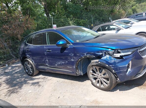 LRBFZRR41ND144178 2022 BUICK ENVISION Blue უკანა სალონის ხედი