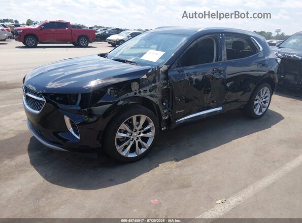 LRBFZRR42PD078470 2023 BUICK ENVISION Black Vista tres cuartos delantera izquierda