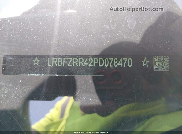 LRBFZRR42PD078470 2023 BUICK ENVISION Black Vista del compartimento del motor
