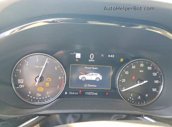 LRBFZRR45PD069214 2023 BUICK ENVISION Синий Вид щитка приборов
