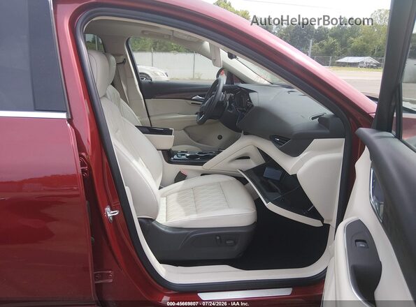 LRBFZRR4XND123054 2022 BUICK ENVISION Красный Вид салона спереди