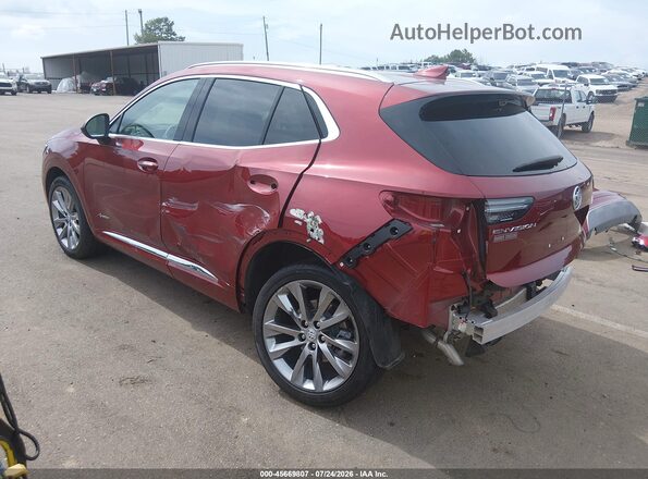 LRBFZRR4XND123054 2022 BUICK ENVISION Красный Задняя левая четверть