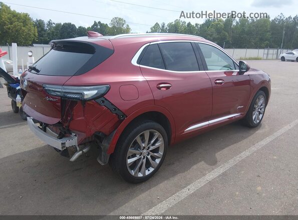LRBFZRR4XND123054 2022 BUICK ENVISION Красный Задняя правая четверть