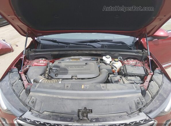 LRBFZRR4XND123054 2022 BUICK ENVISION Красный Вид сзади