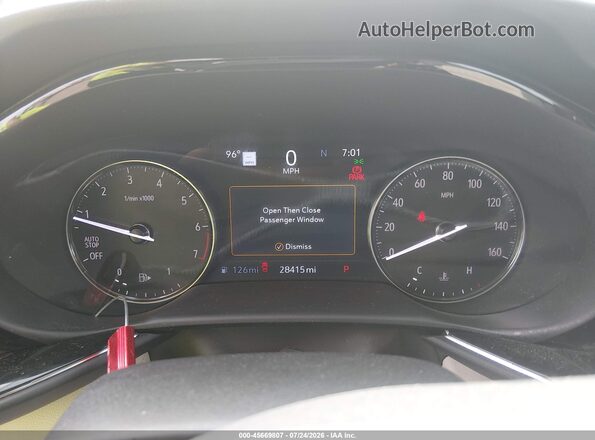 LRBFZRR4XND123054 2022 BUICK ENVISION Красный Вид задних сидений