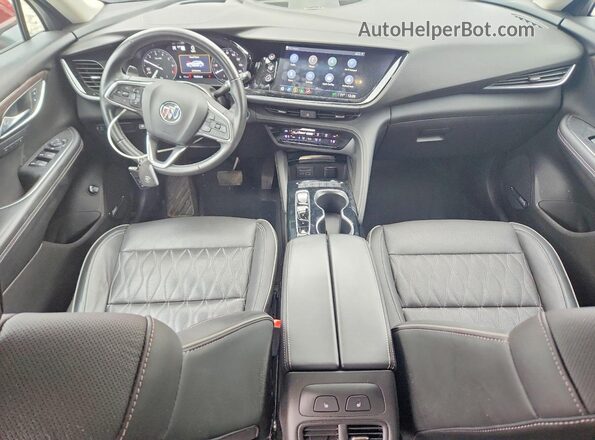 LRBFZSR40MD190008 2021 BUICK ENVISION Burgundy Dashboard view
