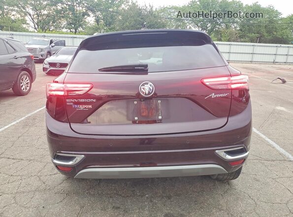 LRBFZSR41MD120419 2021 BUICK ENVISION Бордовый Вид сзади