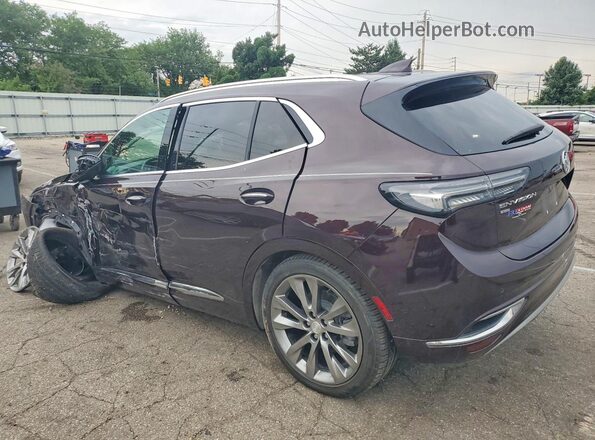 LRBFZSR41MD120419 2021 BUICK ENVISION Бордовый Задняя левая четверть