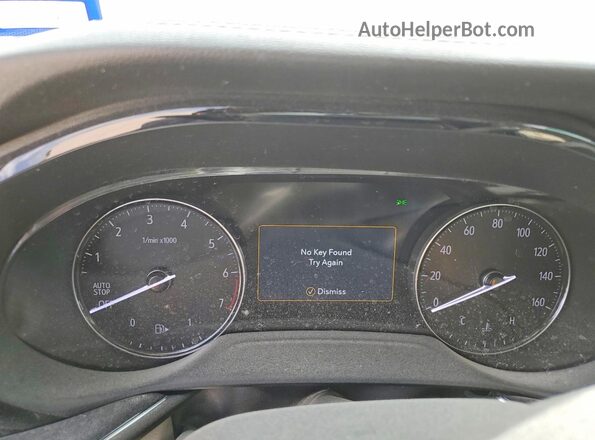 LRBFZSR42ND021190 2022 BUICK ENVISION Gray Вид щитка приладів