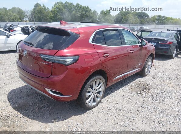 LRBFZSR42PD061028 2023 BUICK ENVISION Темно-бордовый Задняя правая четверть