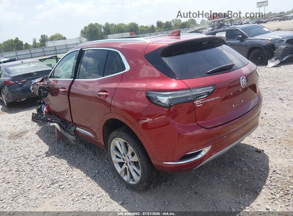 LRBFZSR42PD061028 2023 BUICK ENVISION Темно-бордовый Задняя левая четверть