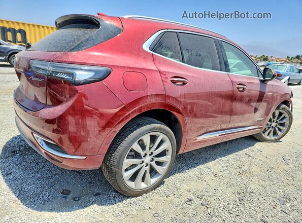 LRBFZSR44MD170778 2021 BUICK ENVISION Красный Задняя правая четверть