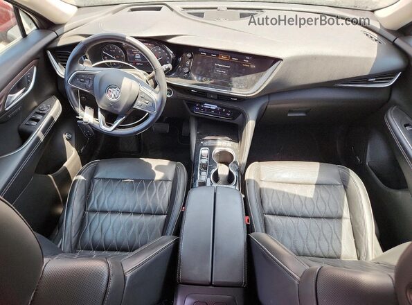 LRBFZSR44MD170778 2021 BUICK ENVISION Красный Вид панели приборов