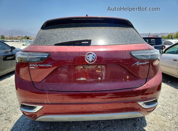 LRBFZSR44MD170778 2021 BUICK ENVISION Красный Вид сзади