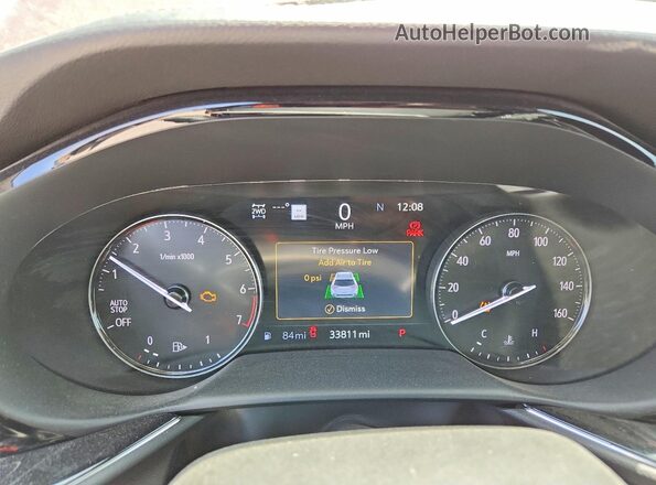 LRBFZSR44MD170778 2021 BUICK ENVISION Красный Вид щитка приборов